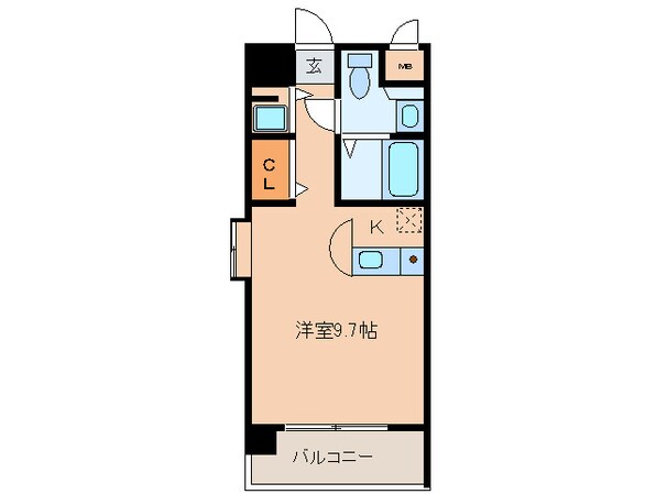 キャッスル大手門の物件間取画像